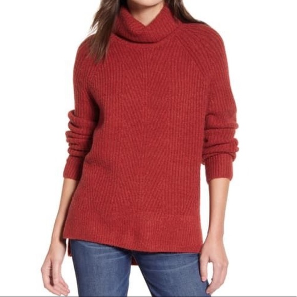 Madewell Sweaters - Madewell Mercer Ribbed Turtleneck Chunky Sweater S